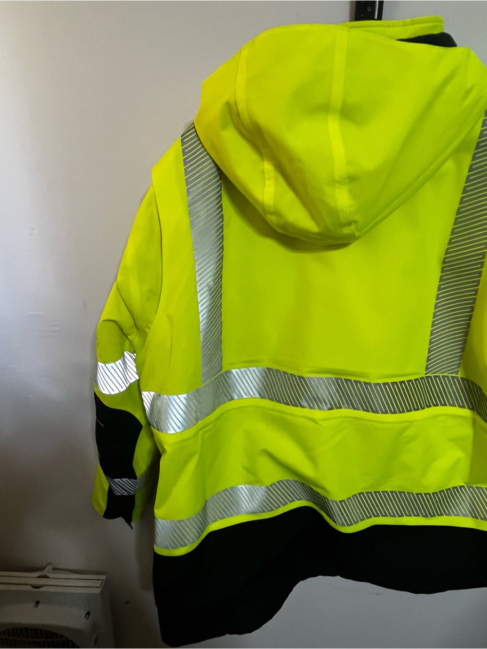 Carhartt Waterproof Loose Fit Hi Viz Winter Hooded Jacket Sz XL - Picture 7 of 13